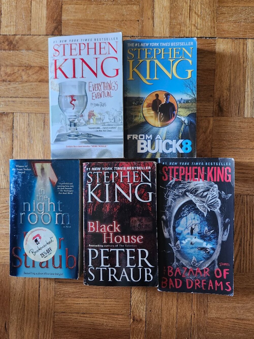 Lot of 5 Stephen King Peter Straub Softcover Books